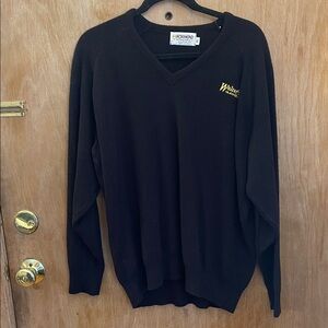 Vintage Walters On North Black V-Neck Sweater